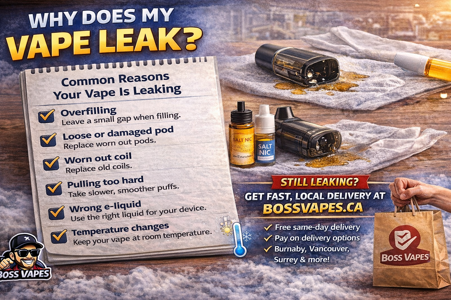 Why Does My Vape Leak?