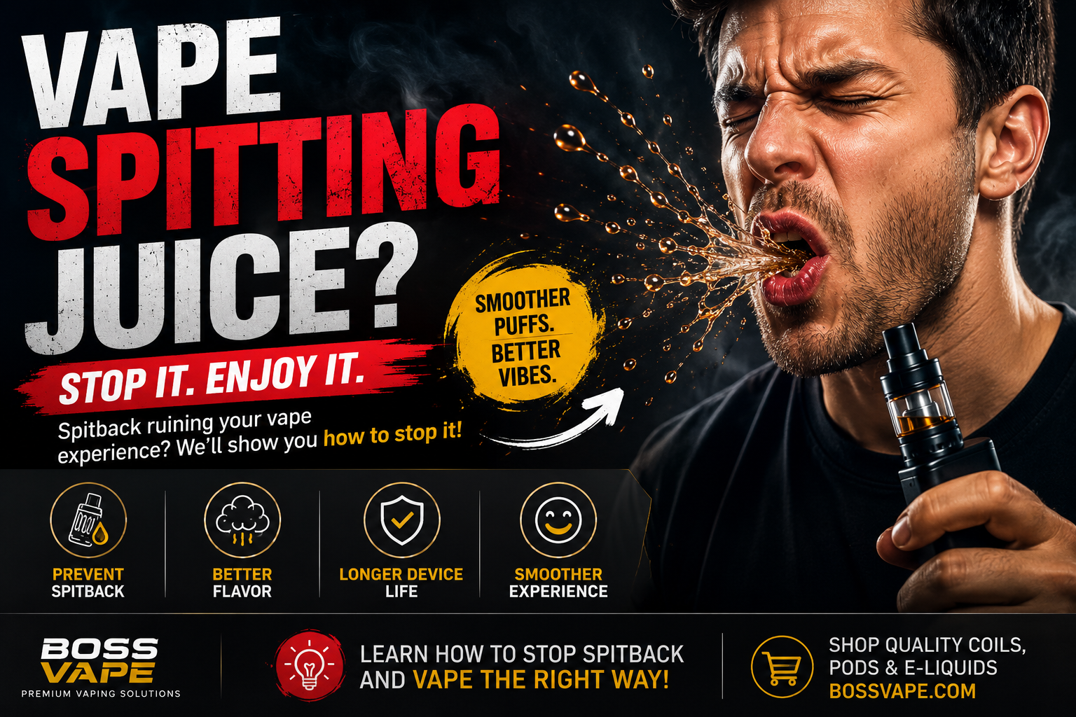 Why Is My Vape Spitting Juice? Causes, Fixes & Prevention Tips