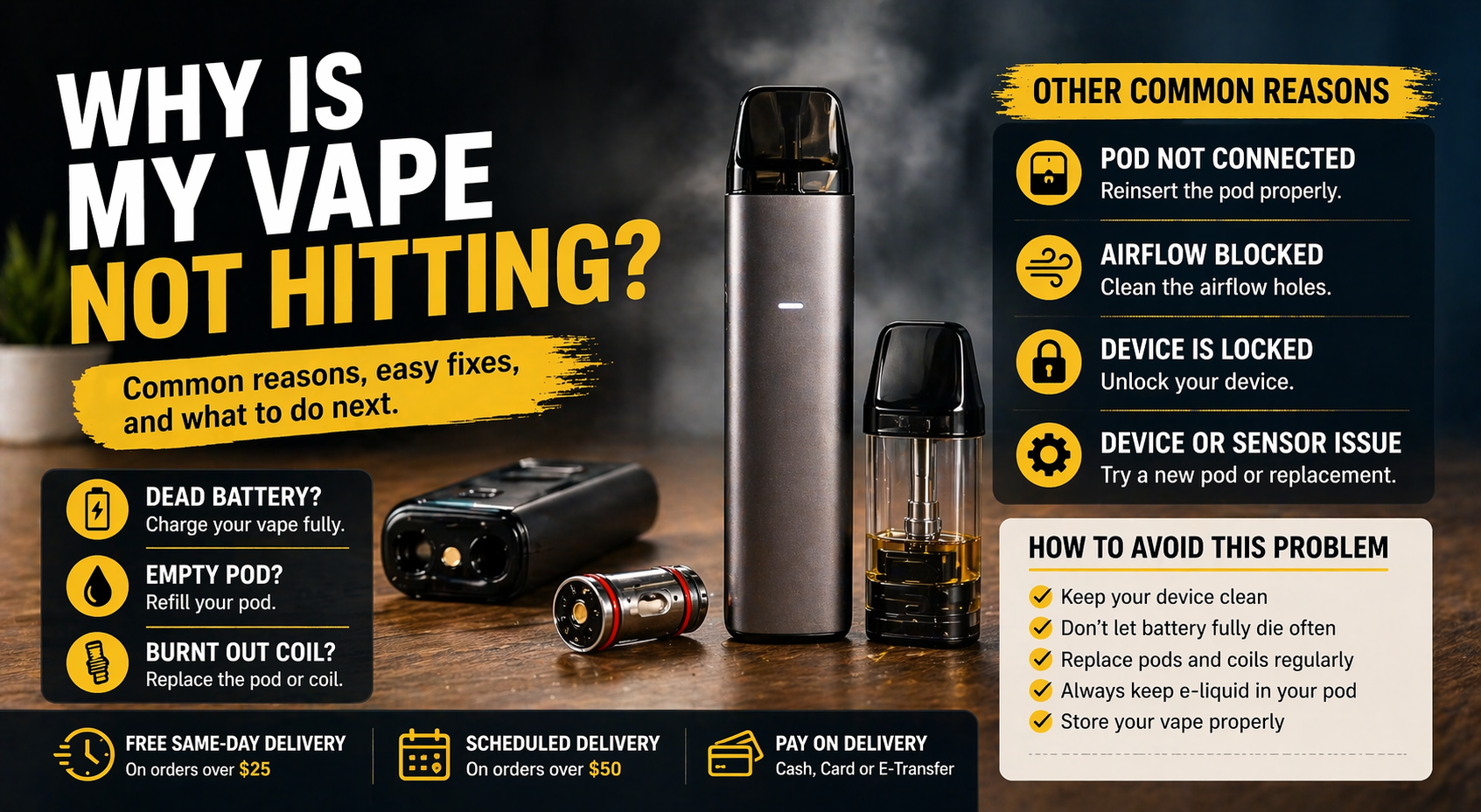 Why Is My Vape Not Hitting?