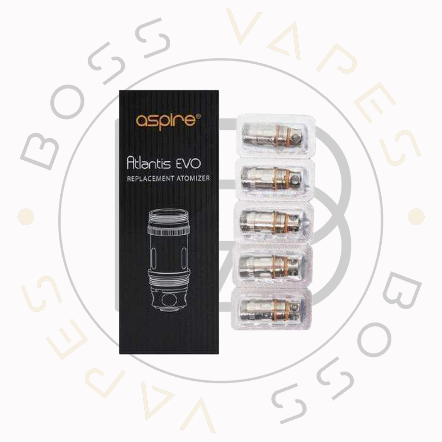 Aspire Atlantis EVO Coils 0.5 ohms (Individually priced)