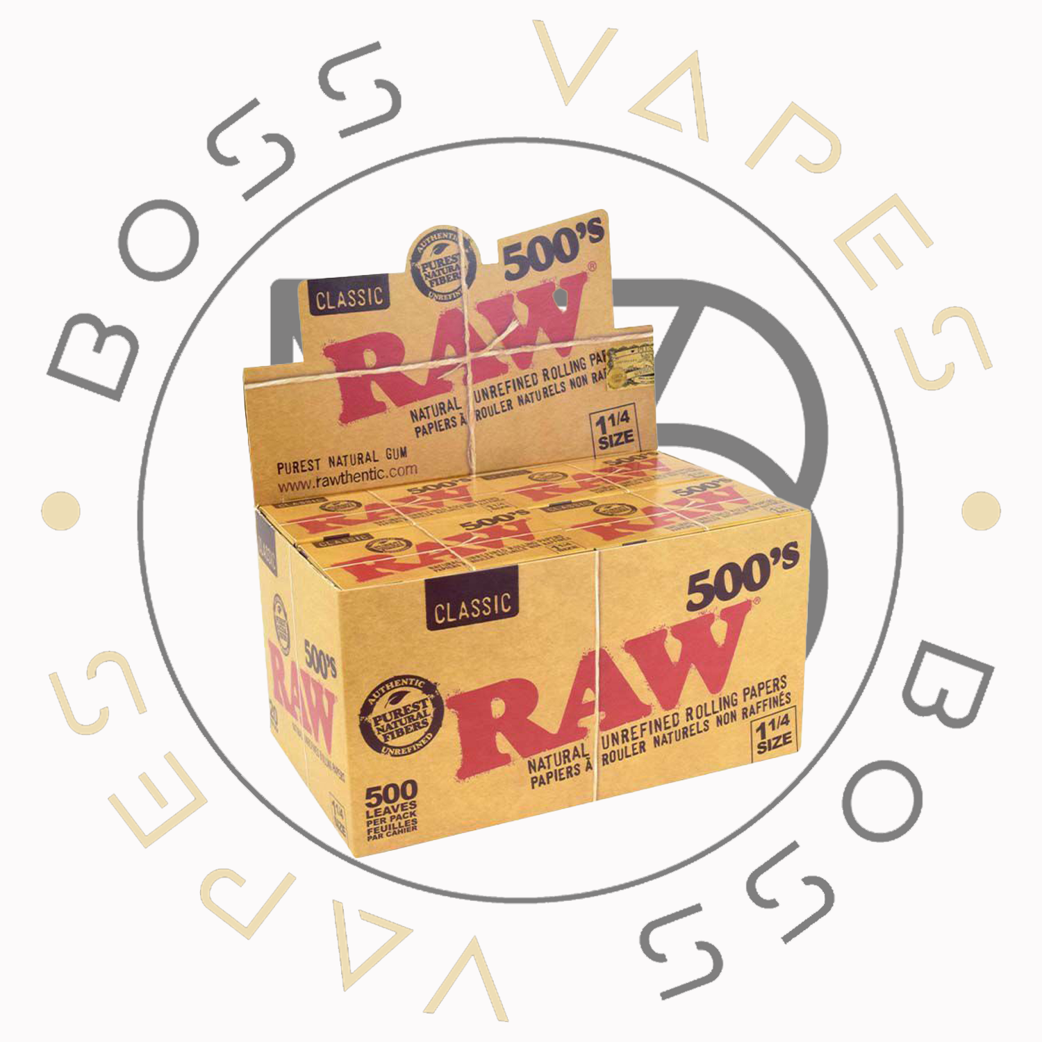 RAW CLASSIC  1¼ - 500s