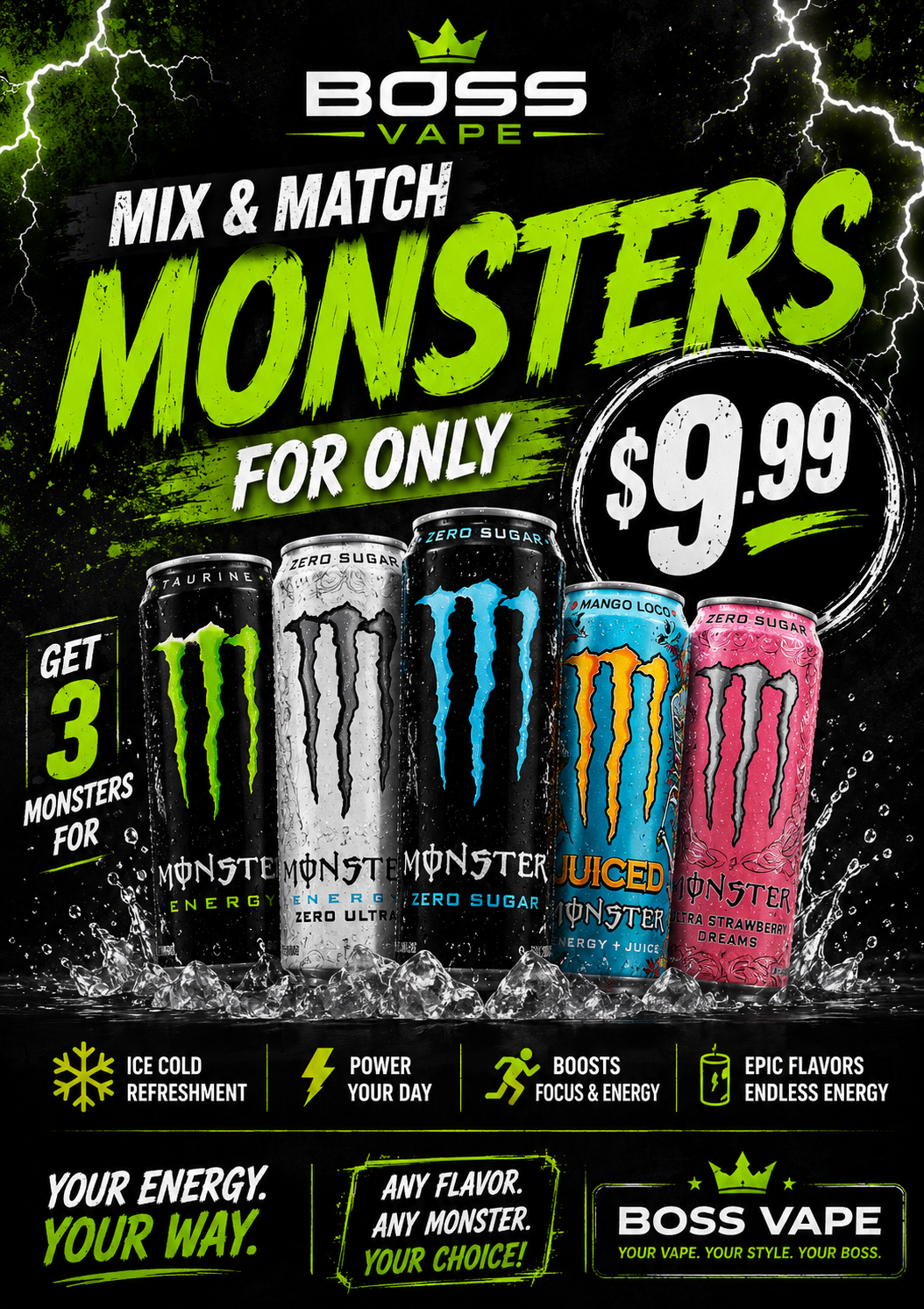 Monster Mix & Match Deal (3 x 473ml)