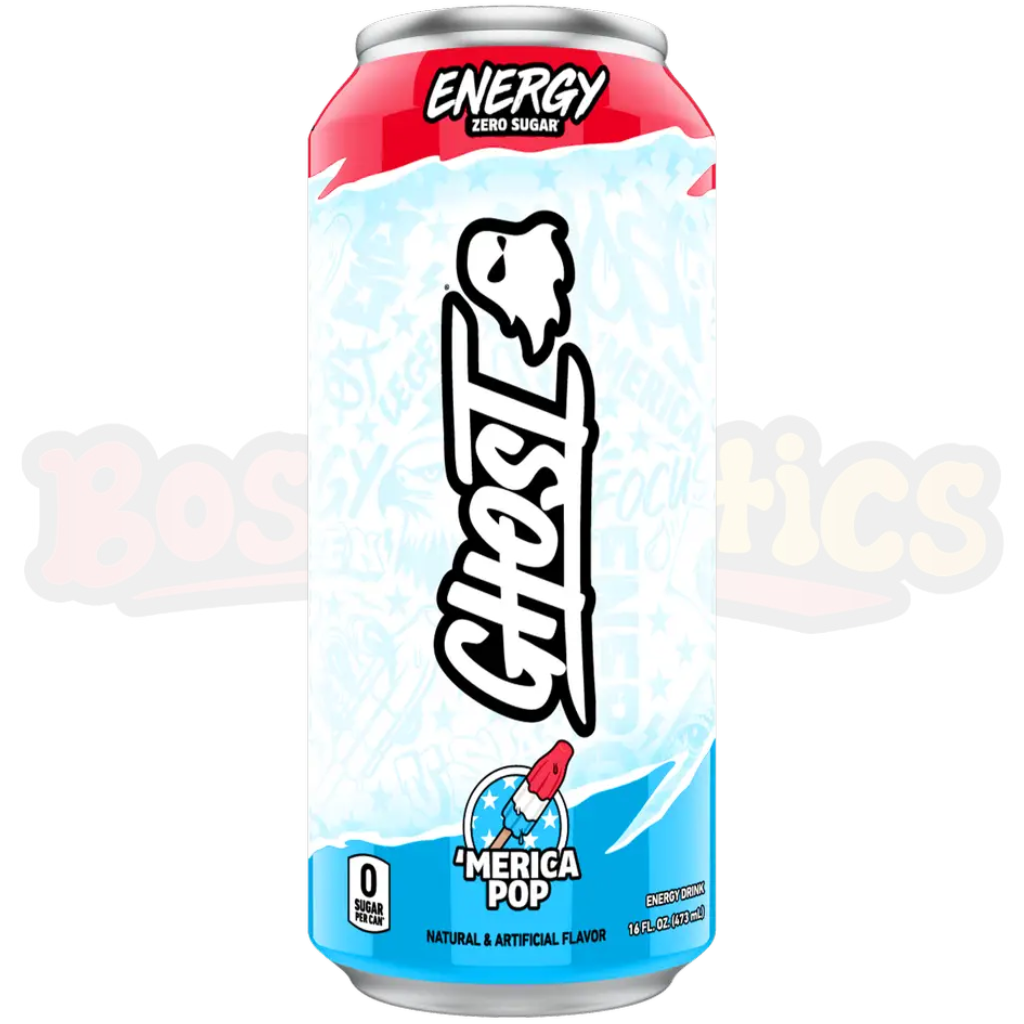 GHOST Energy Drink Merica Pop (473ml) : American