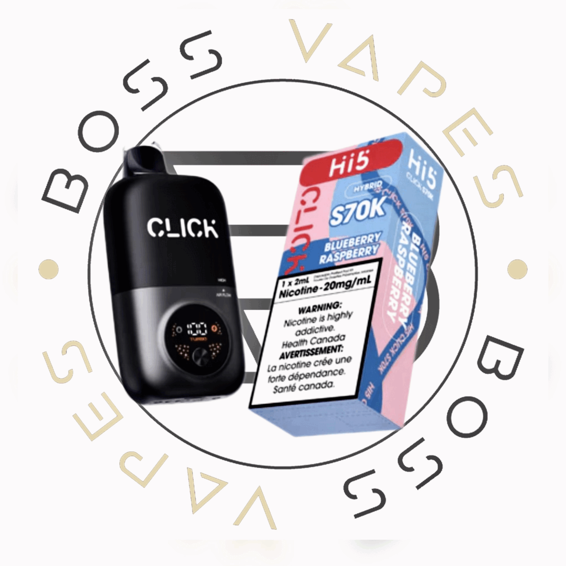 Hi5 Click S70K Puffs Hybrid (Starter Kit)