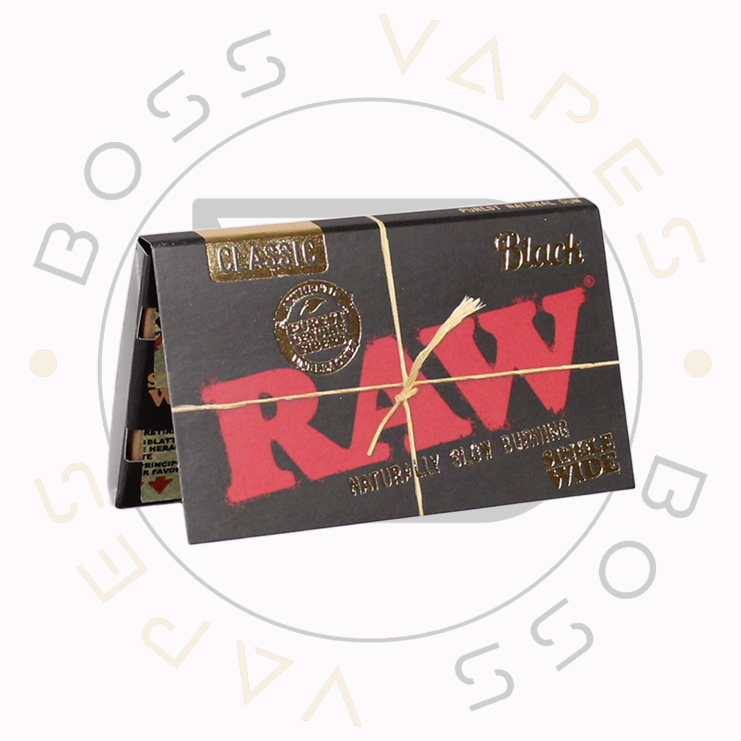 RAW Classic Black Single Wide (Double Feed)