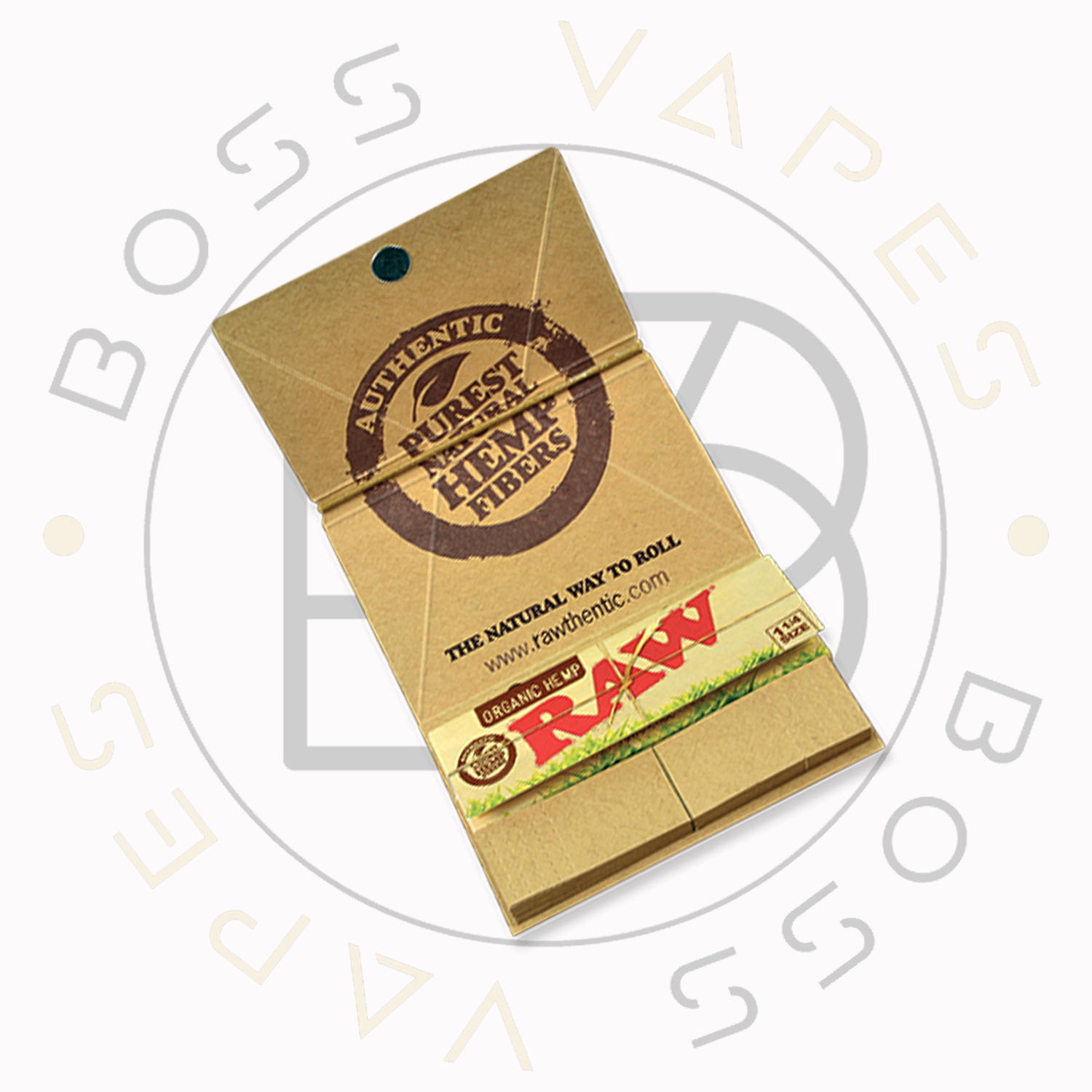RAW Organic Hemp 1¼ Papers With Tips & Tray - Artesano