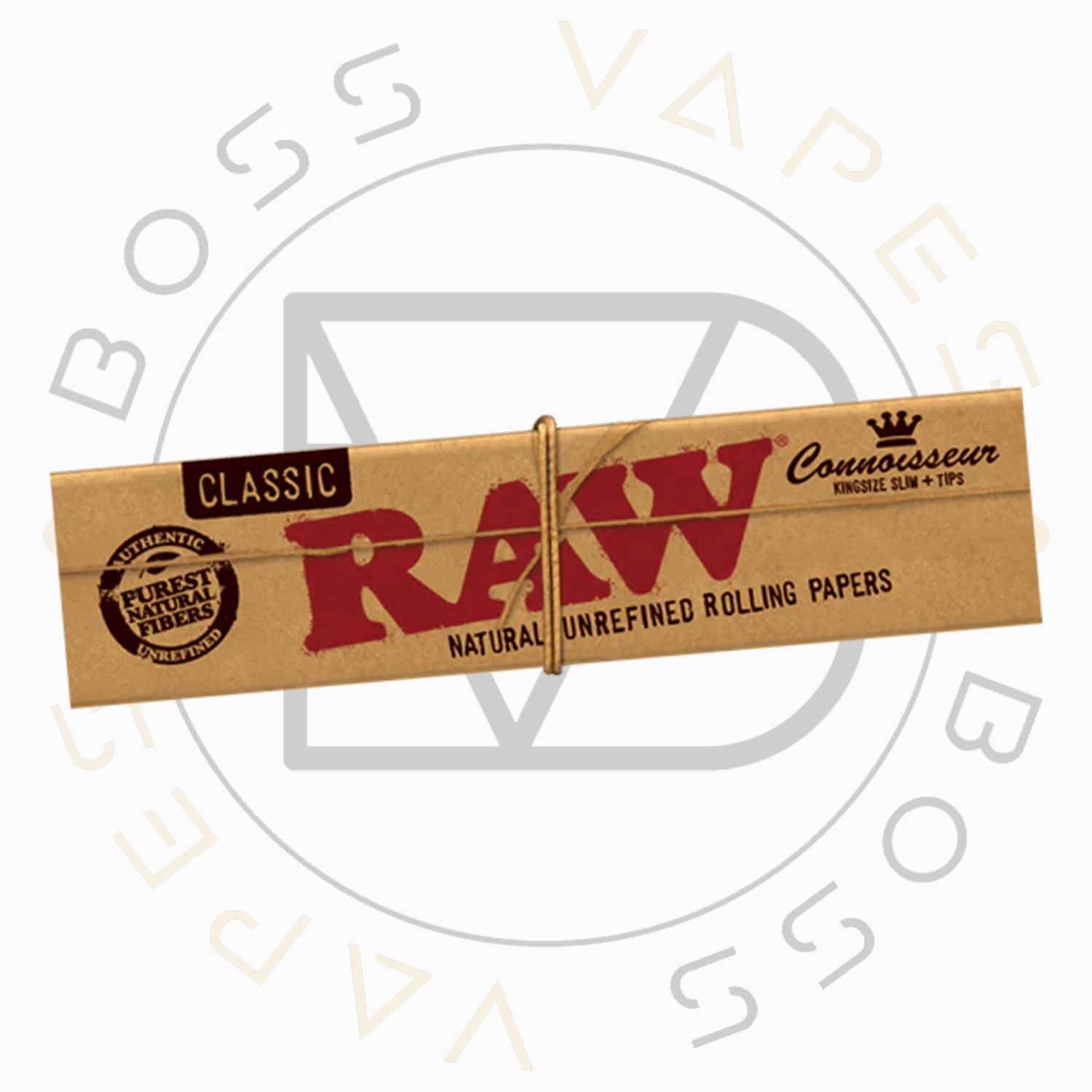 Raw Classic Connoisseur King Size Slim Rolling Papers And Tips