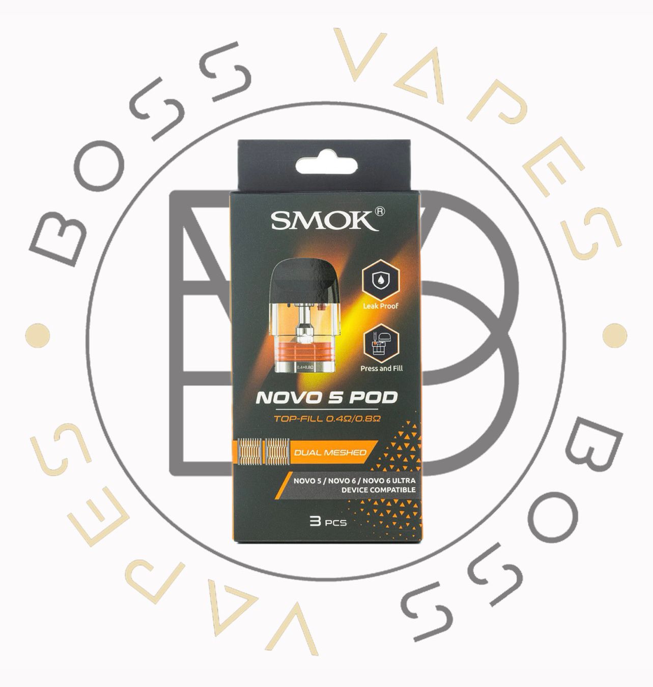 SMOK Novo 5/6 Mesh PODs (3ml) (Price Per POD)