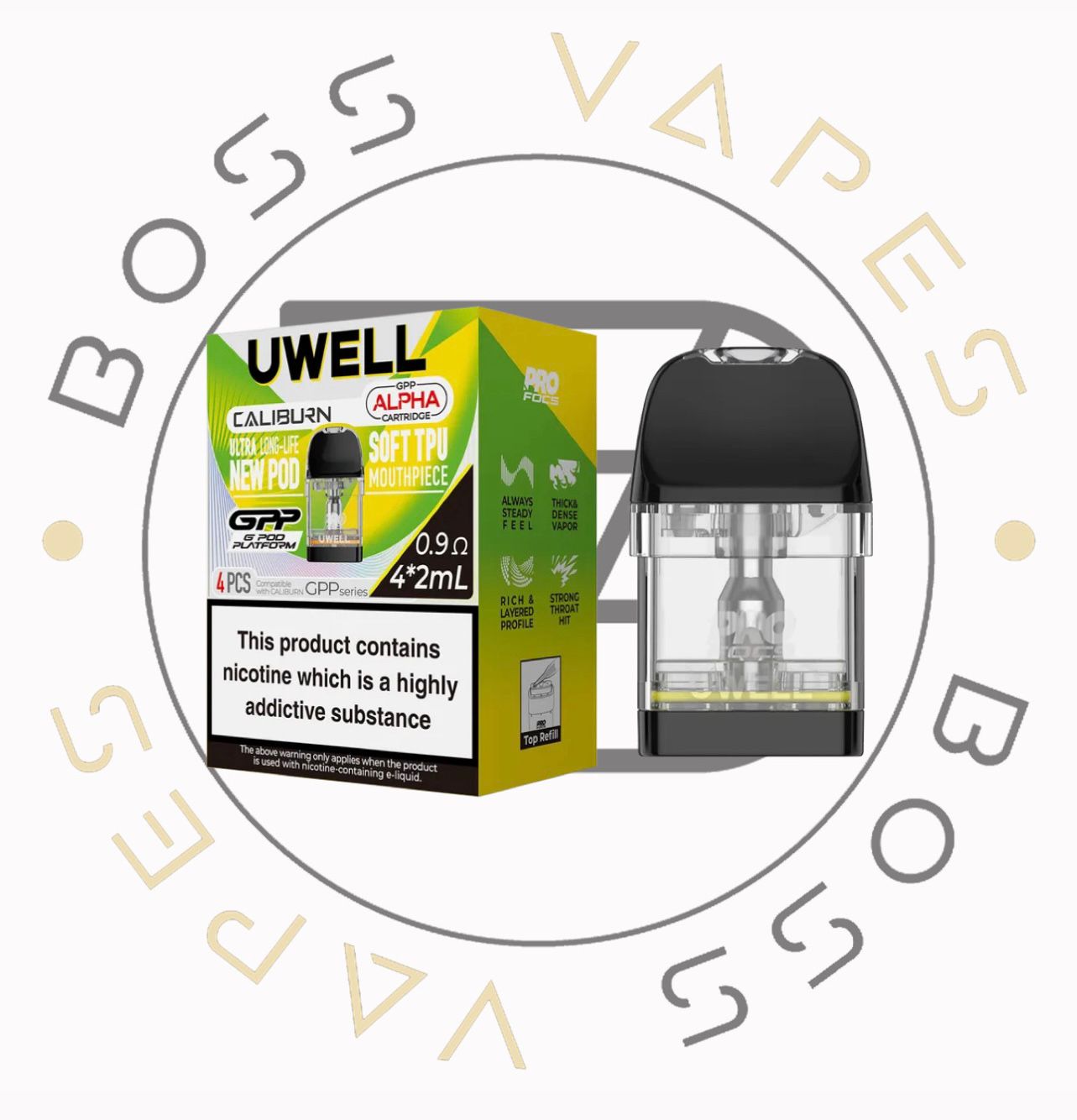 Uwell Caliburn GPP Alpha Replacement Pods (Priced Individually)