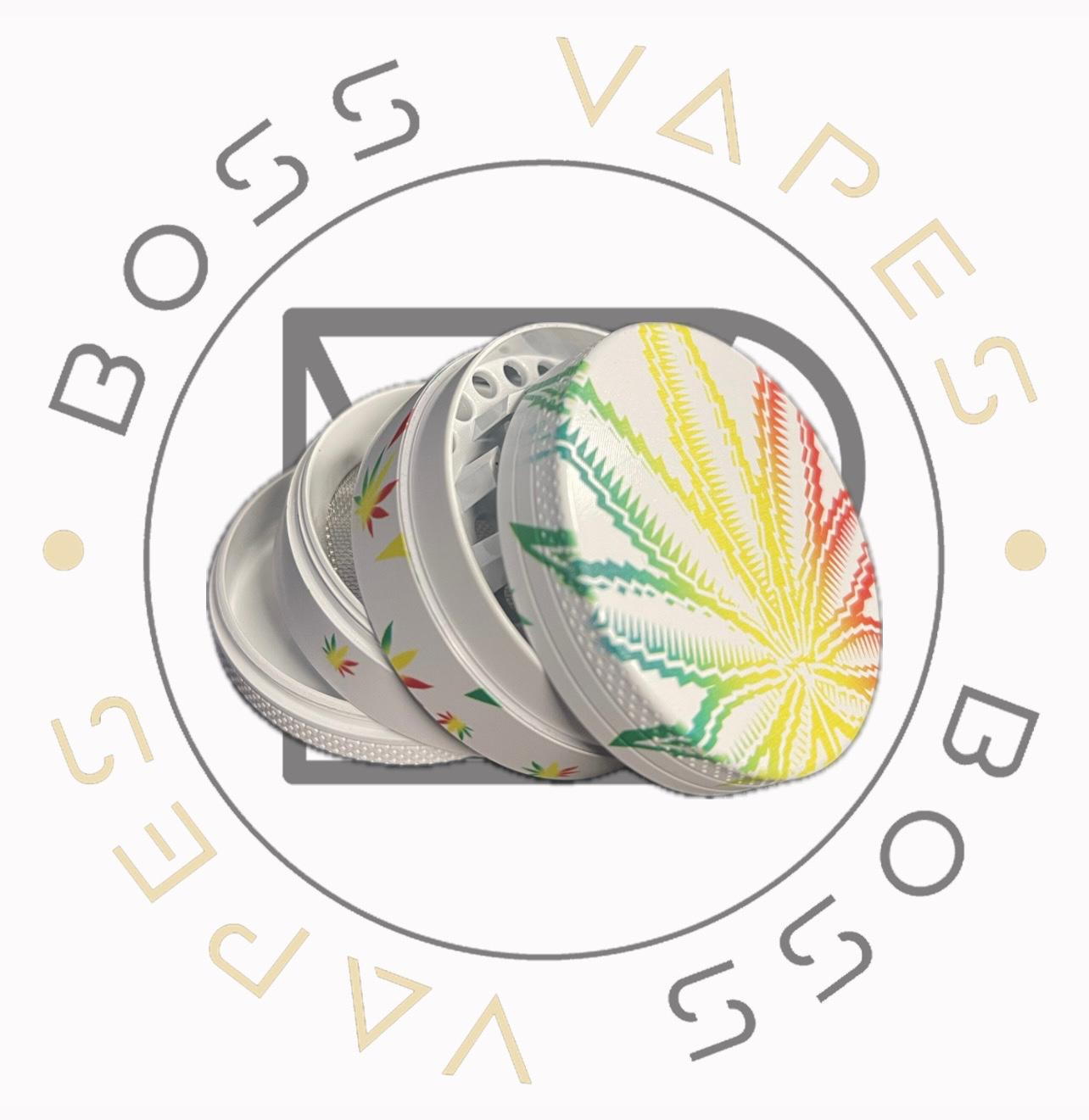 Ceramic Colorful Leaf  Grinder (52 mm x 35 mm) 4 parts