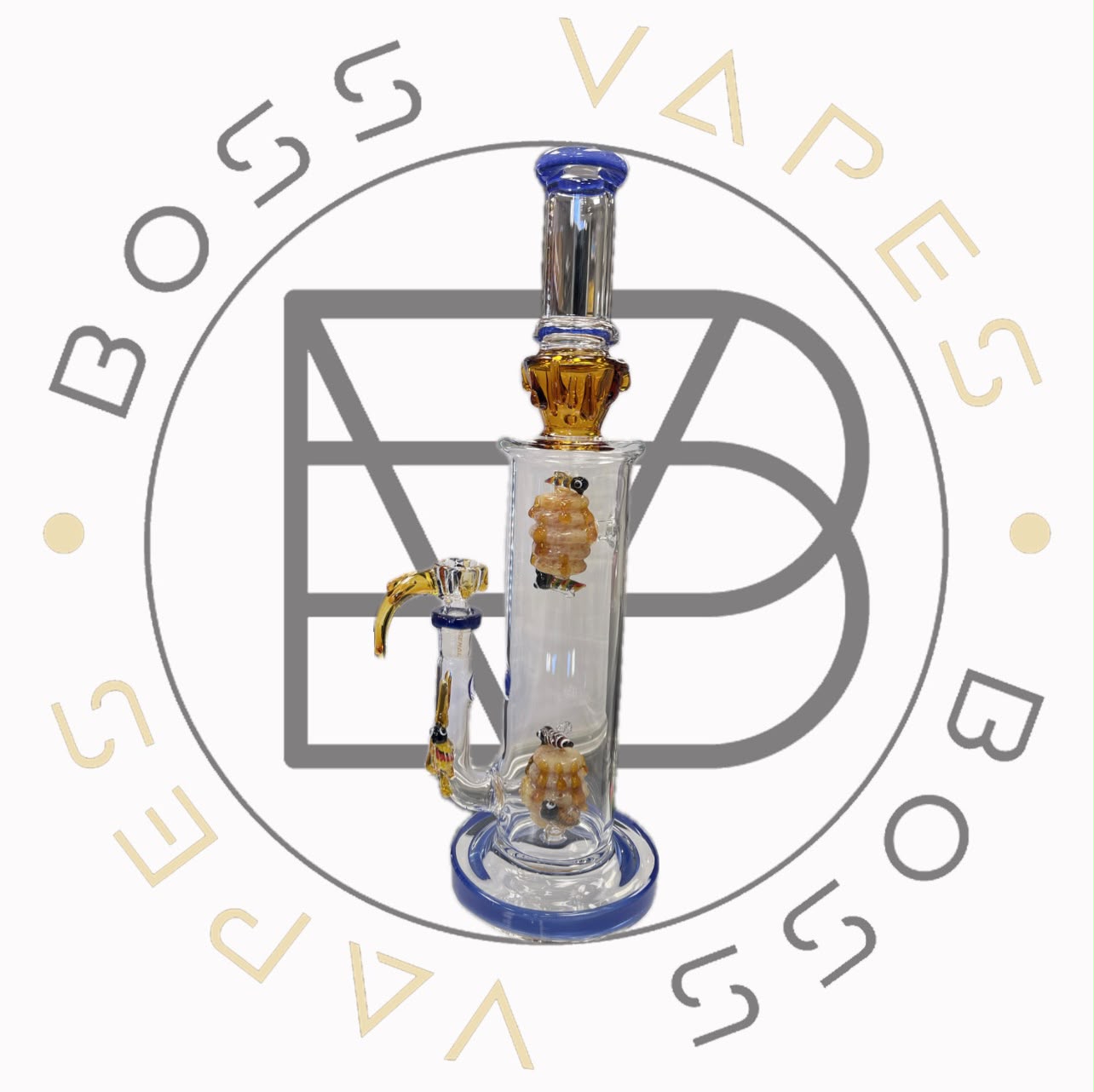 14" Honey Drip Guardian Glass Bong