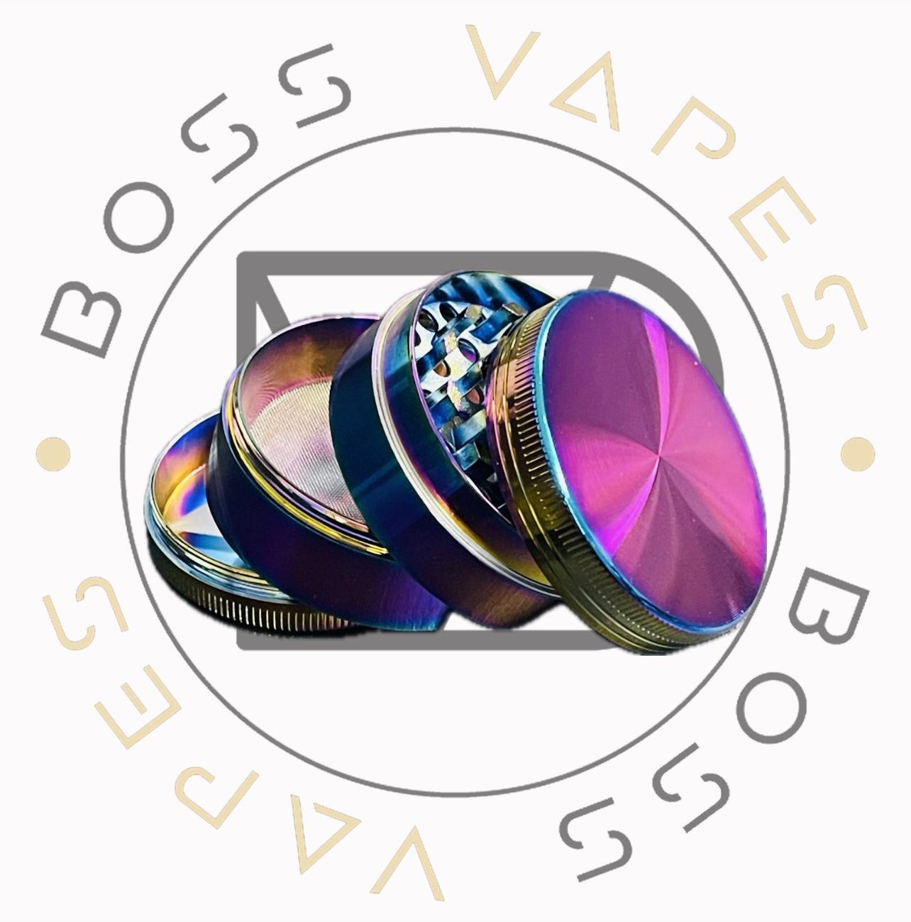 SS Grinder (50 mm x 37 mm) 4 parts- Rainbow