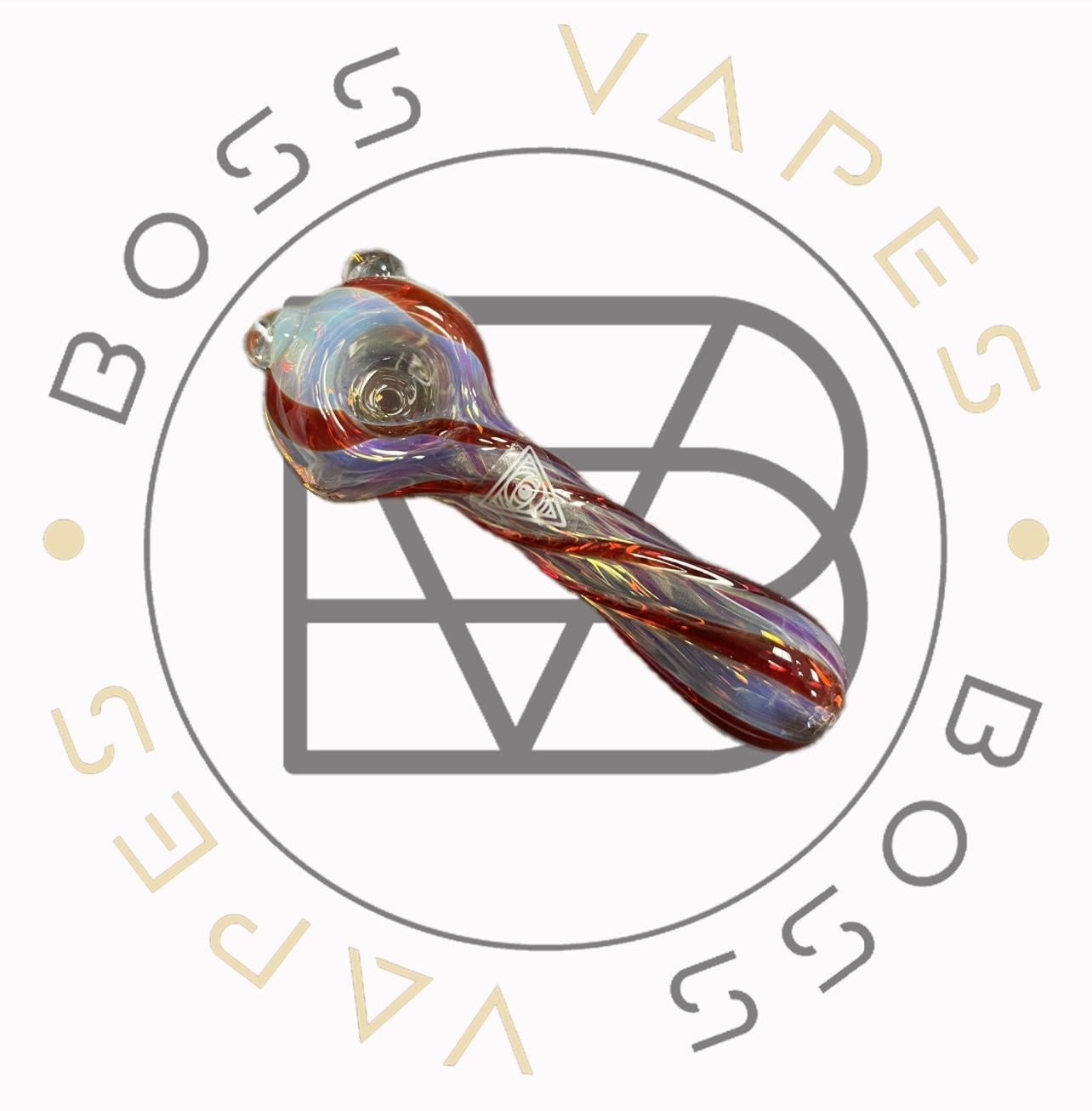 Red Eye Glass 3.25" Nugget Hand Pipe