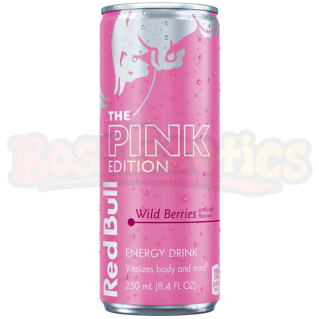 Red Bull Pink Edition Wild Red Berries Energy Drink (250ml) : American