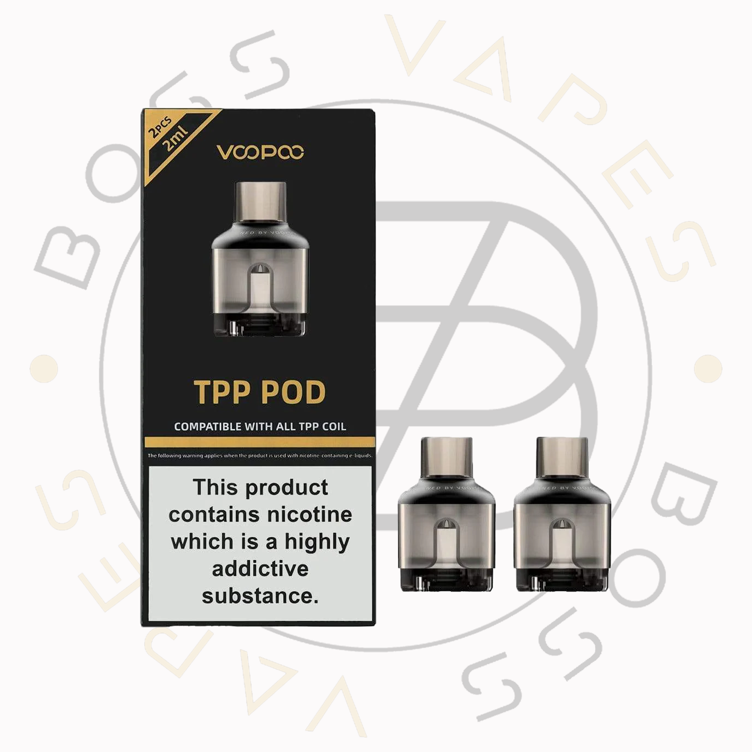 Voopoo TPP Empty Replacement Tank (2ml) POD Priced Individually