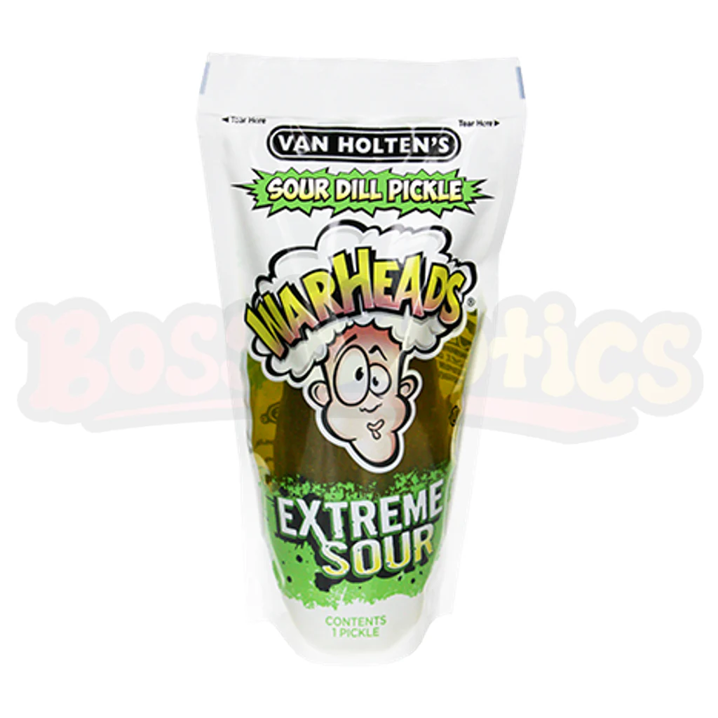Van Holtens Warheads Pickle in a Pouch (5oz): American