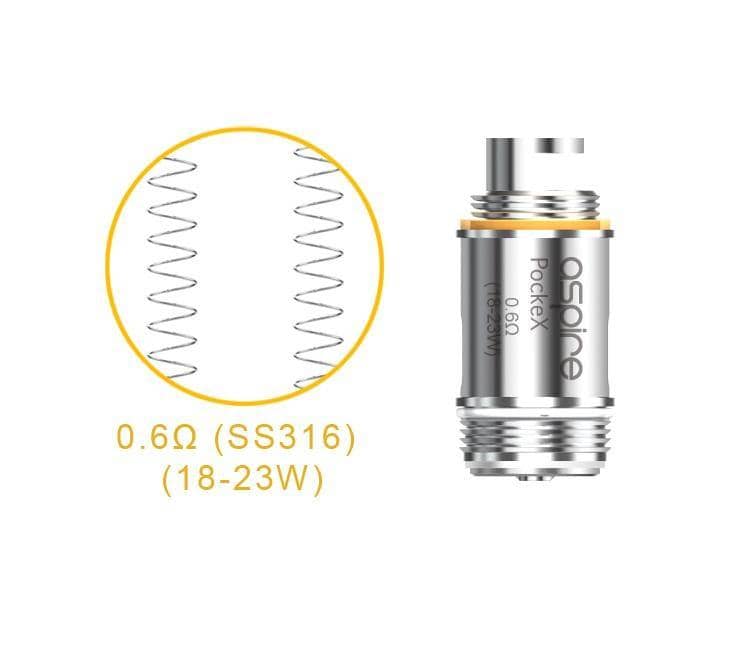 Aspire PockeX U-Tech AIO Coils (Price Per Coil) - Boss Vapes