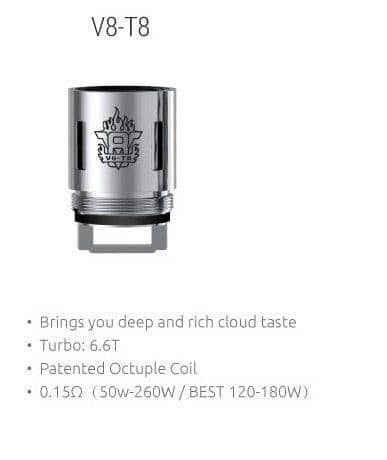 SMOK Cloud Beast TFV8 Coils (Price Per Coil) - Boss Vapes