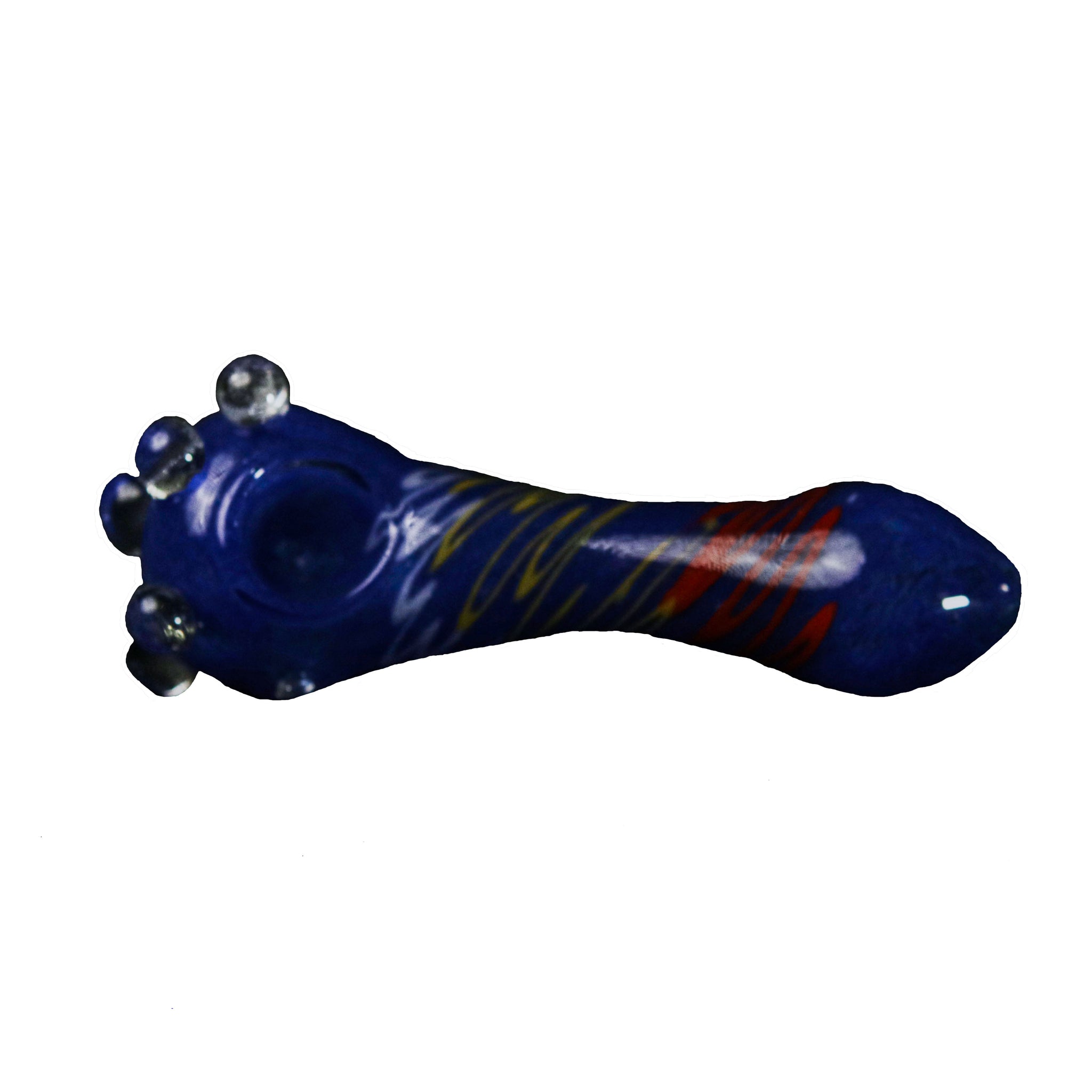 3.5" Beads Design Glass Handpipe