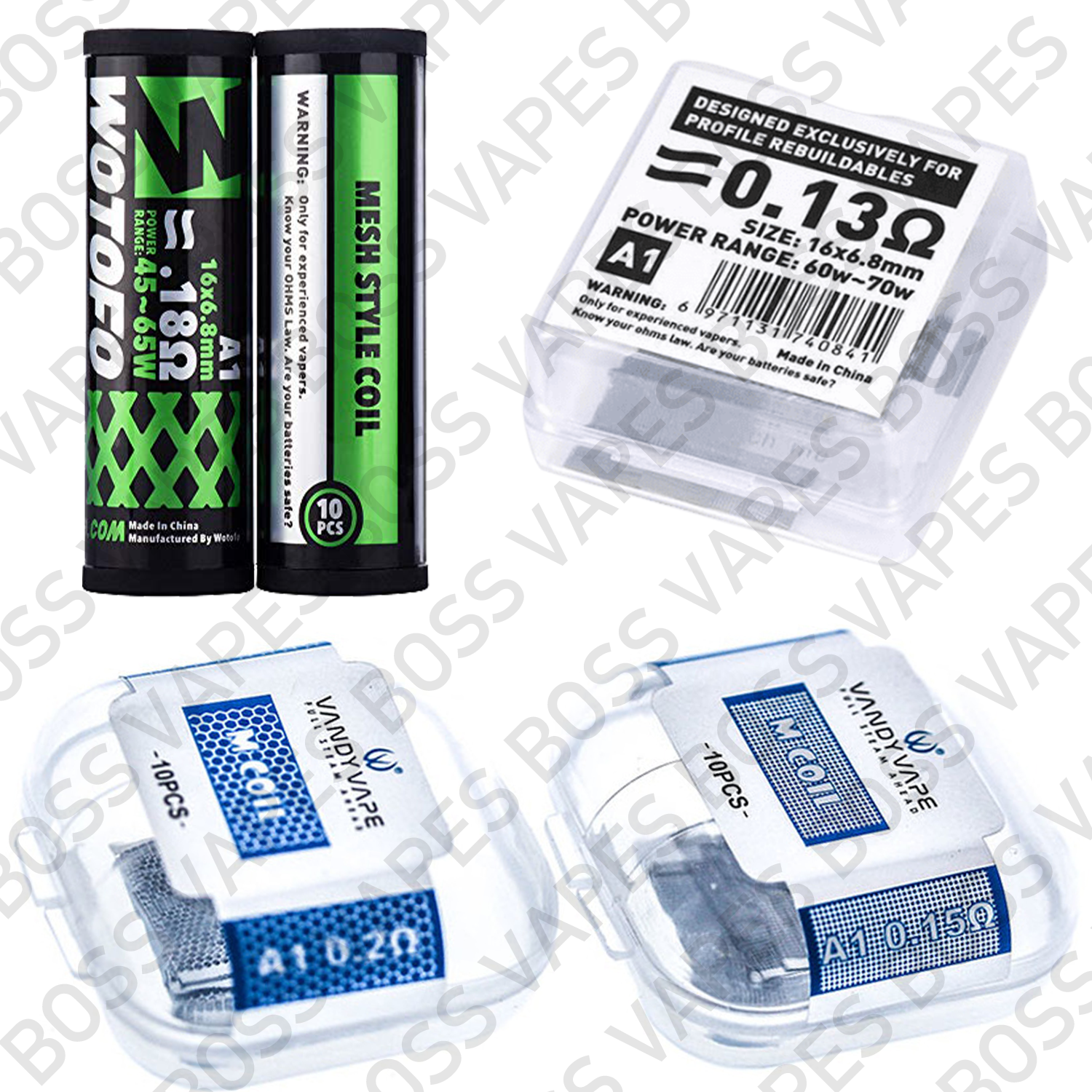 Rebuildable MESH Coils - Boss Vapes