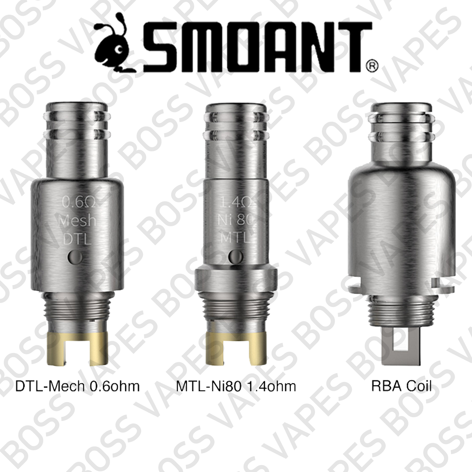 SMOANT PASITO COILS (Price Per Coil) - Boss Vapes