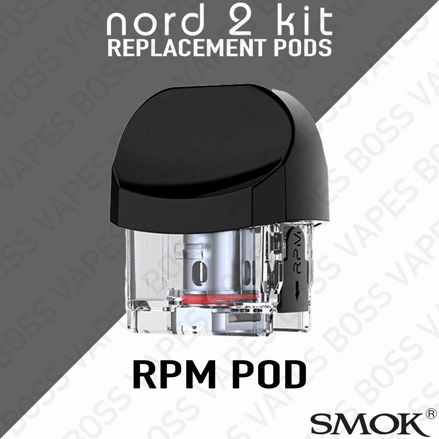SMOK NORD 2 EMPTY POD (Pods Priced Individually) - Boss Vapes