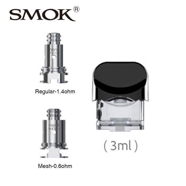 Nord Replacement POD w/0.6 Ohms Mesh & 1.4 Ohms Regular - Boss Vapes
