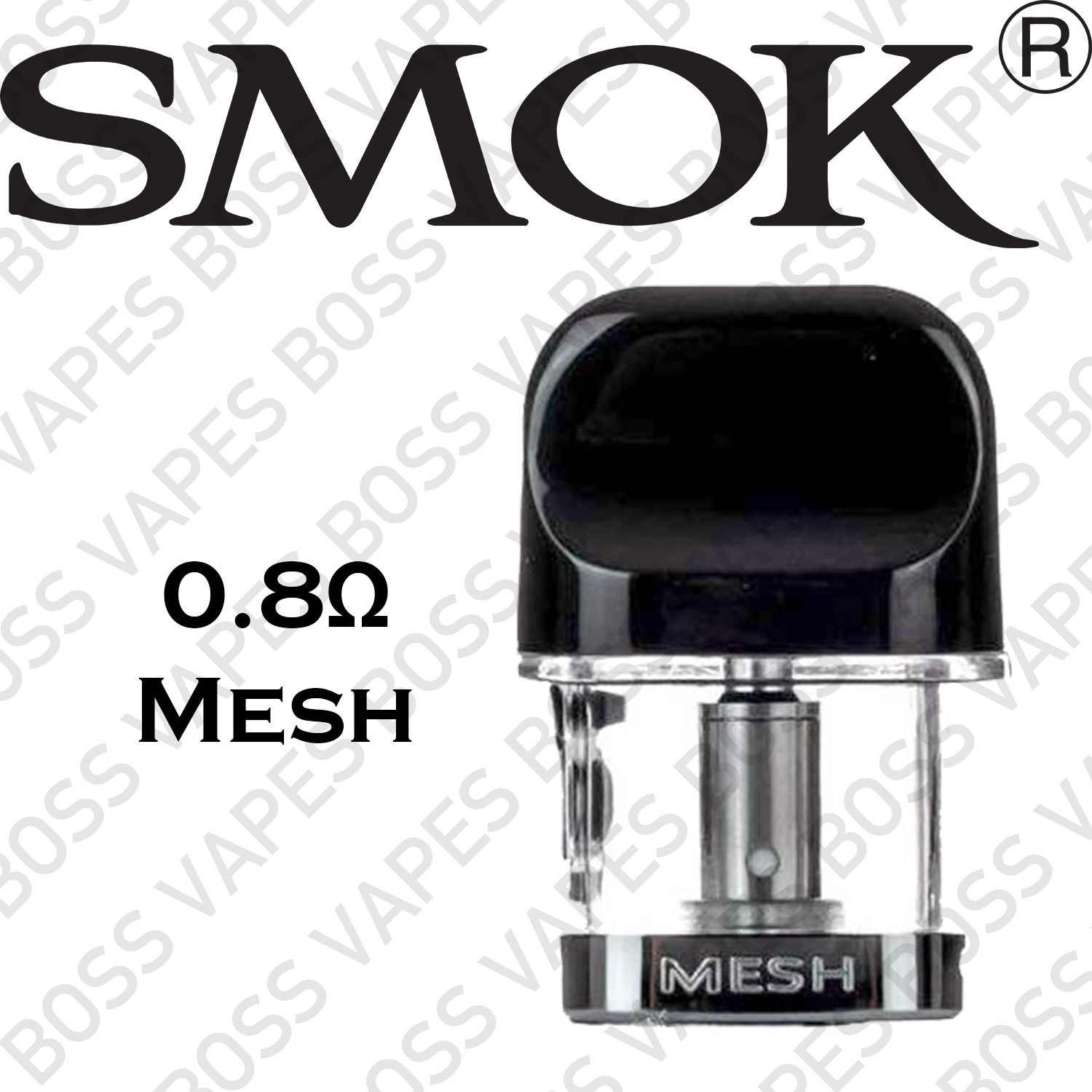 SMOK NOVO 1 REPLACEMENT PODs (Price Per POD) - Boss Vapes
