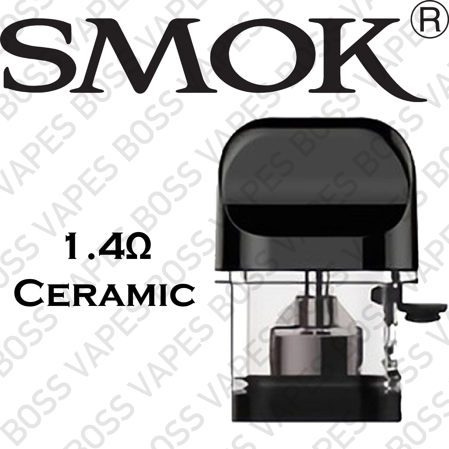 SMOK NOVO 1 REPLACEMENT PODs (Price Per POD) - Boss Vapes