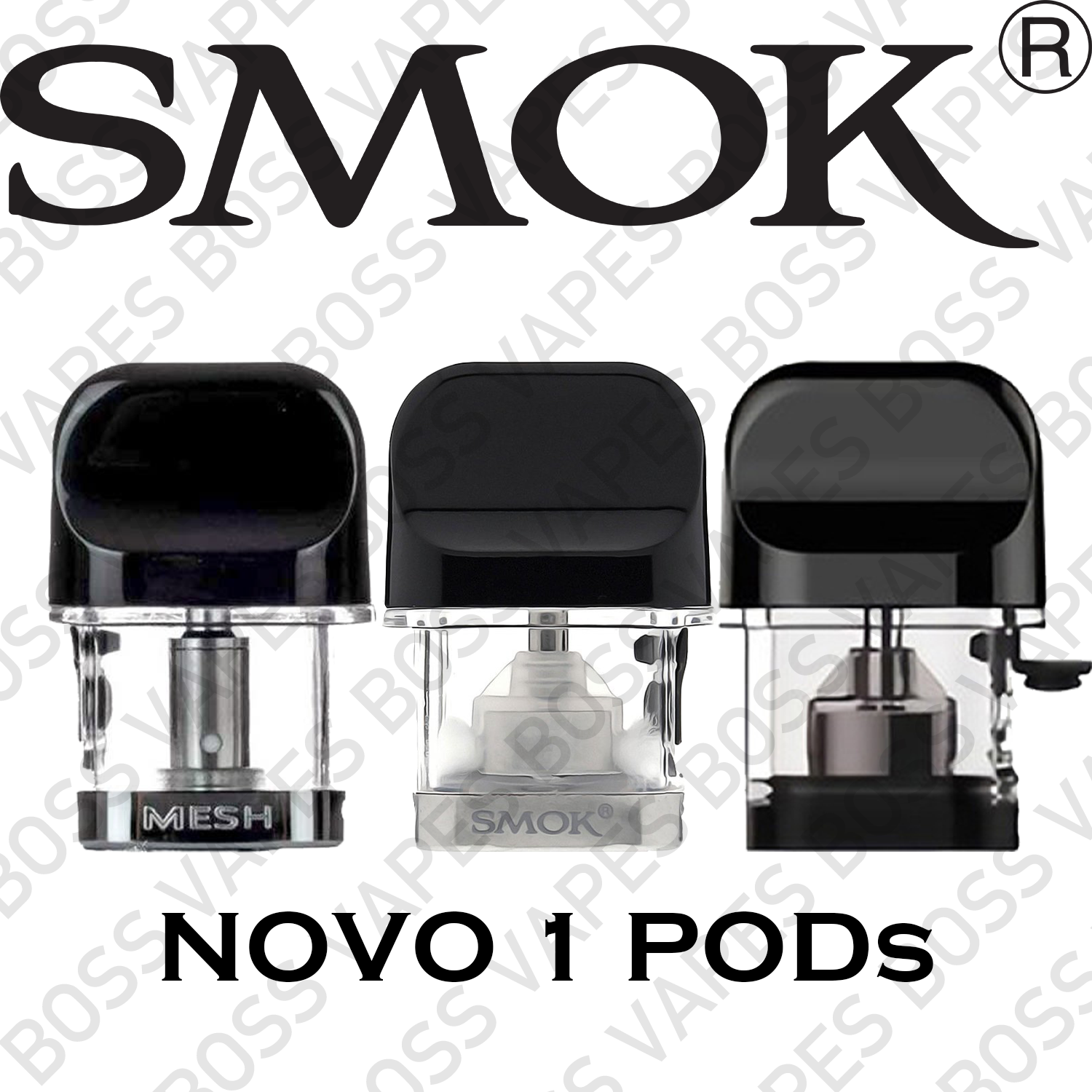 SMOK NOVO 1 REPLACEMENT PODs (Price Per POD) - Boss Vapes