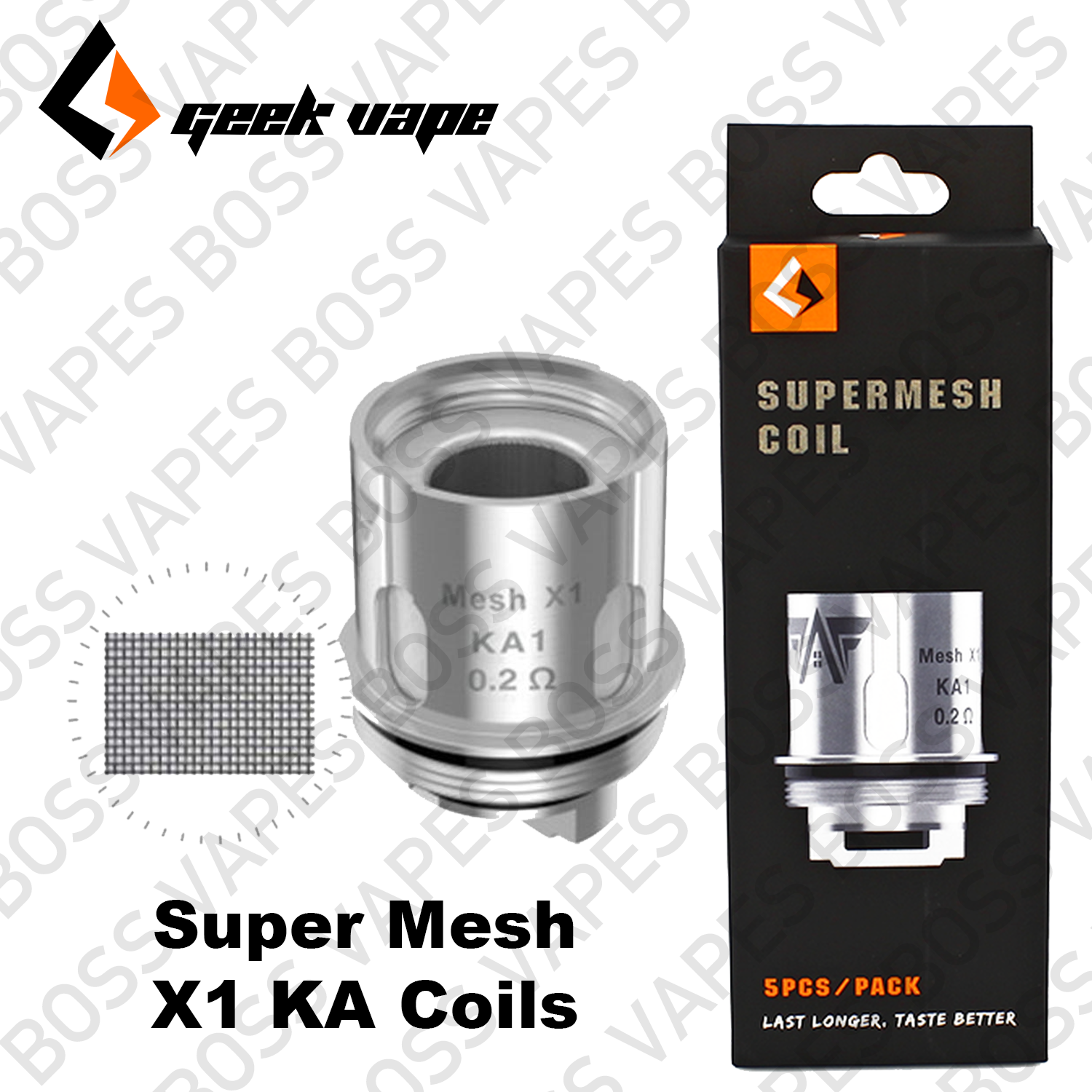 GEEK VAPE SUPER MESH COILS (Price Per Coil) - Boss Vapes