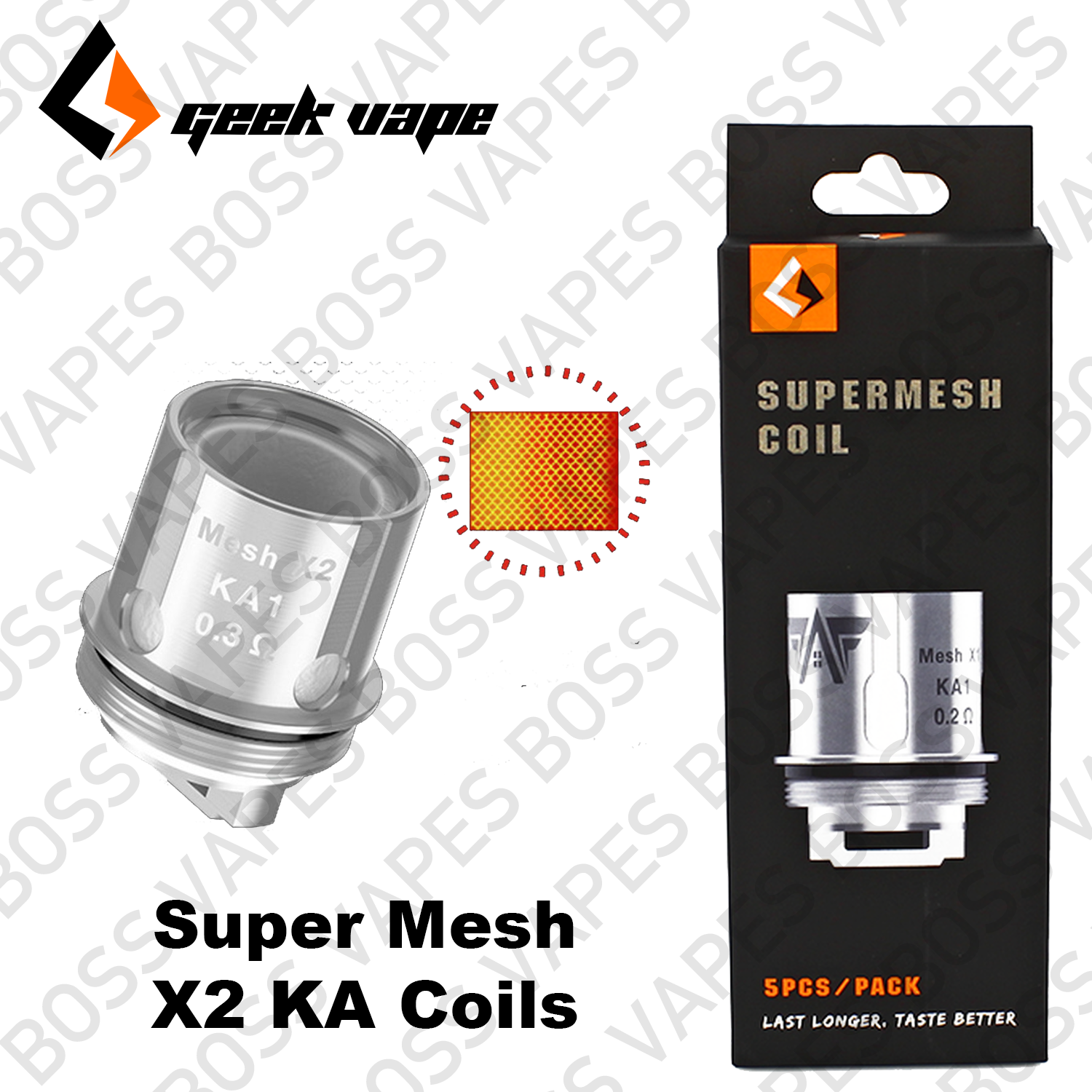GEEK VAPE SUPER MESH COILS (Price Per Coil) - Boss Vapes