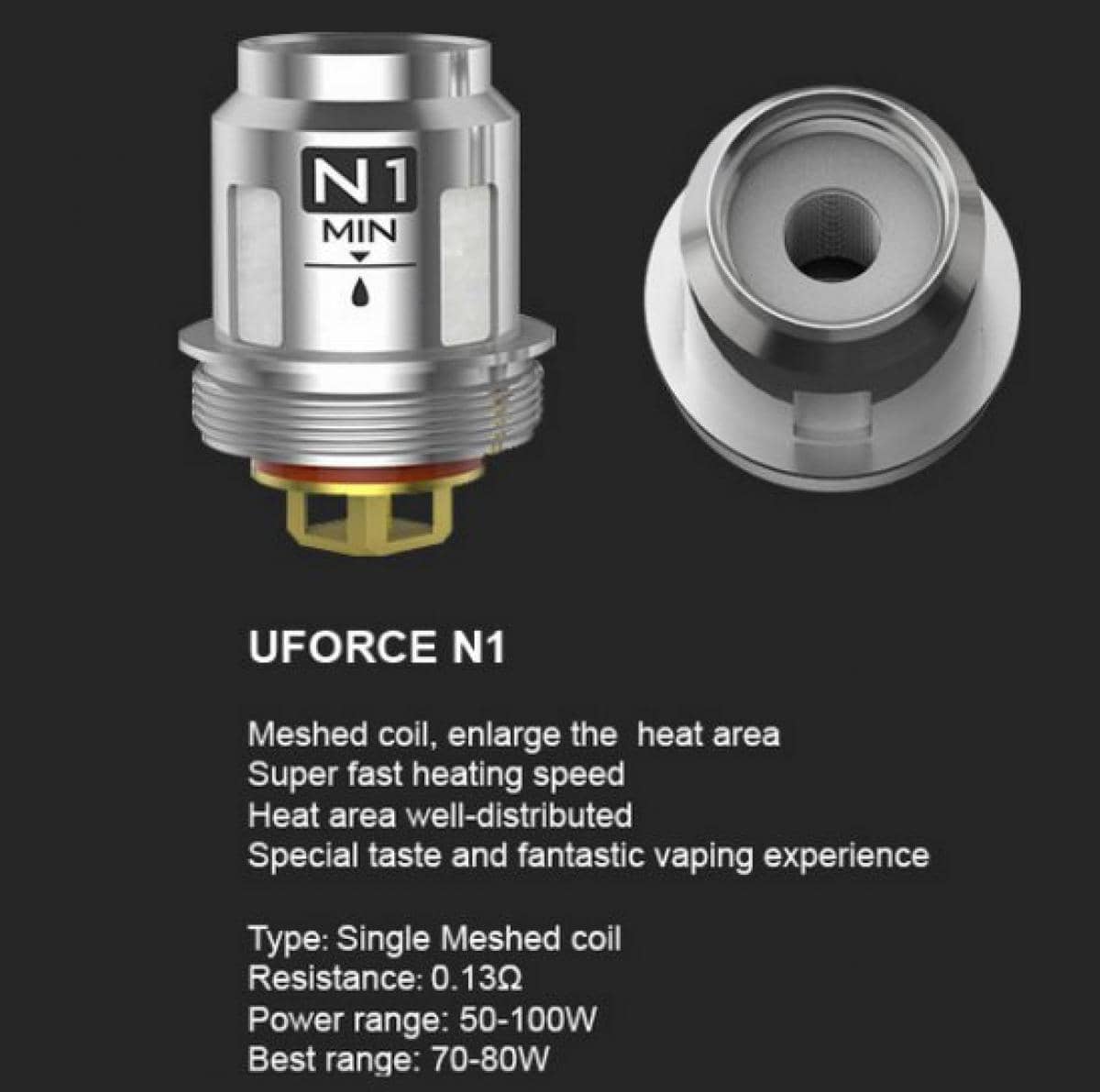 VOOPOO UFORCE REPLACEMENT COILS (Price Per Coil) - Boss Vapes