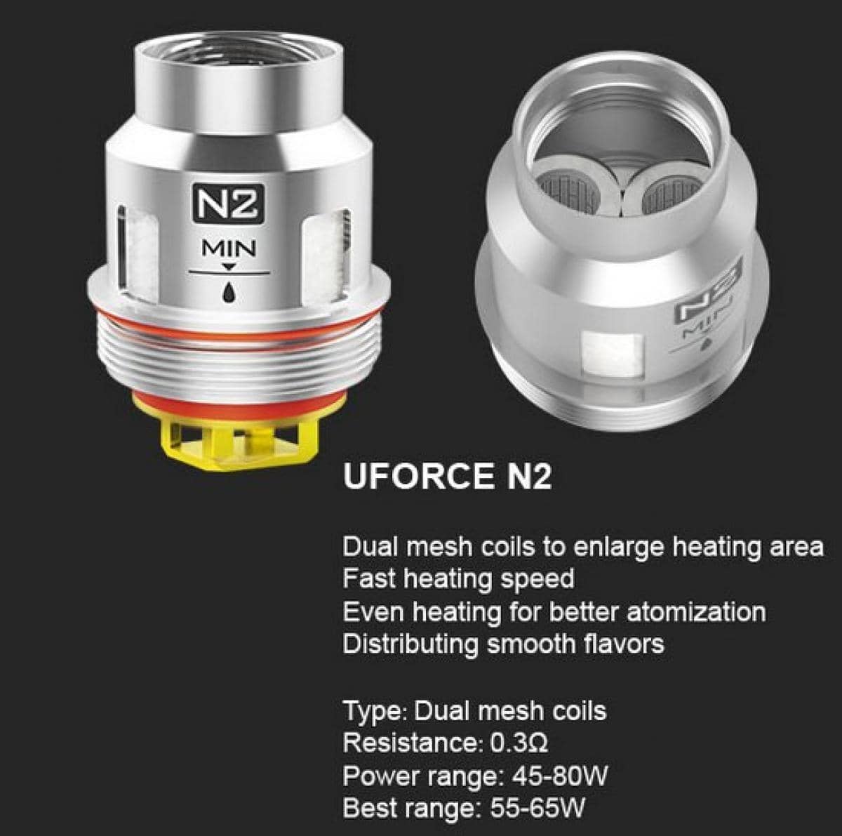 VOOPOO UFORCE REPLACEMENT COILS (Price Per Coil) - Boss Vapes