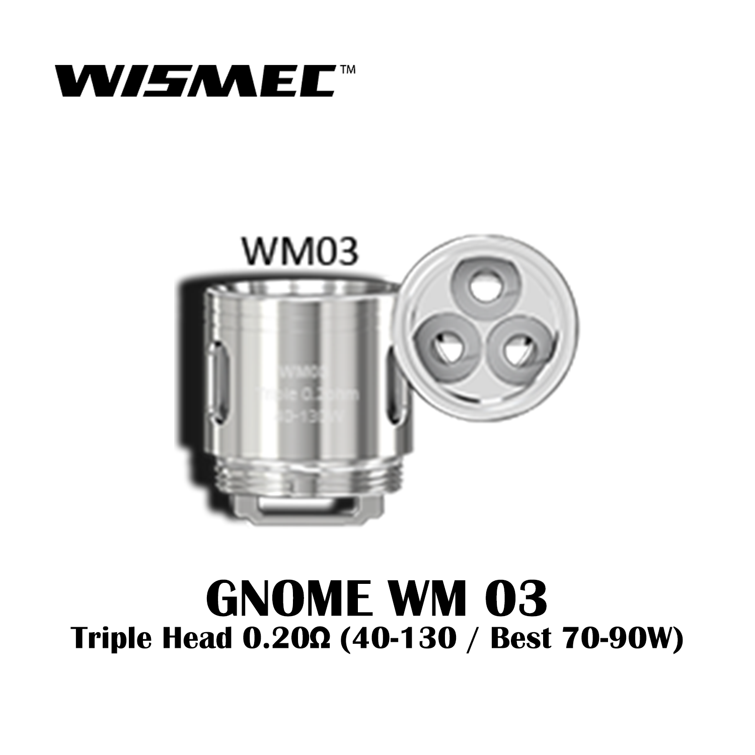 WISMEC GNOME REPLACEMENT COILS (Price Per Coil) - Boss Vapes