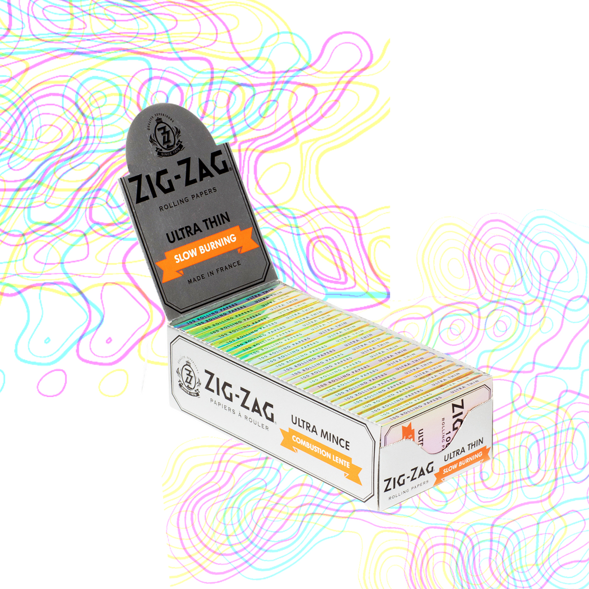 ZigZag Silver Slow Burning Ultra Thin
